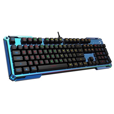 gamepower mirana mekanik rainbow blue switch usb gaming klavye